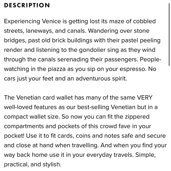 Wanderers Caterina crossbody tote purse and Venetian wallet - Picture 15 of 16